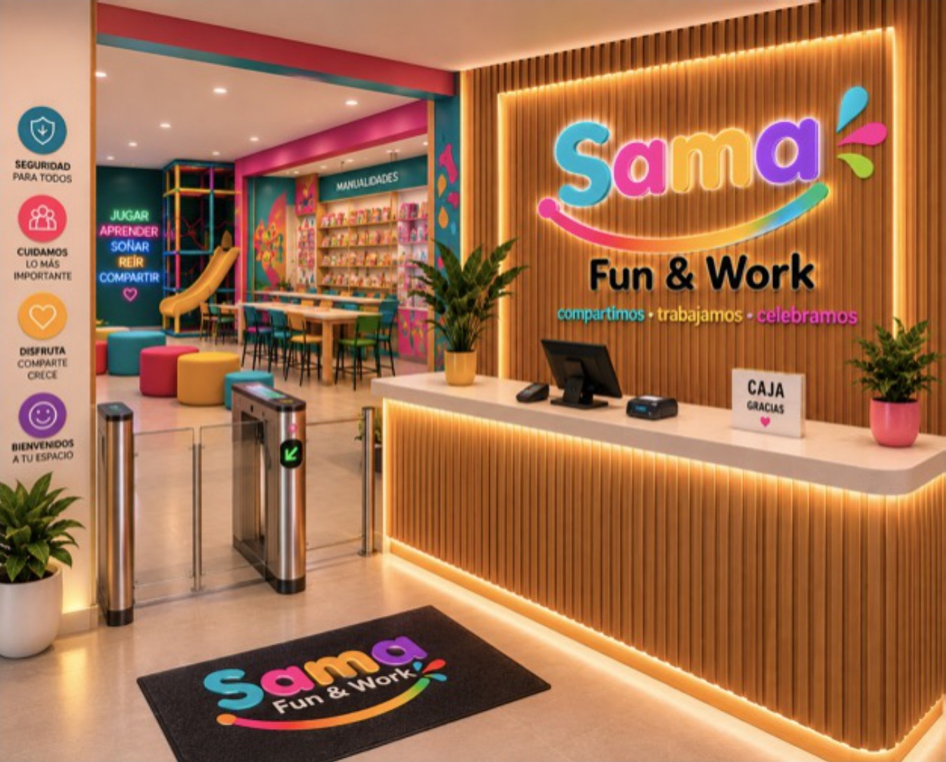 Recepción de Sama Fun & Work
